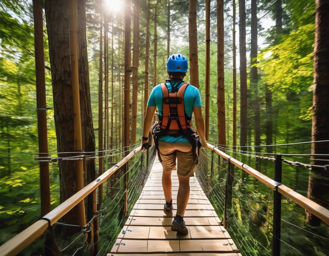 Najnowsze trendy w parkach linowych i atrakcjach outdoor