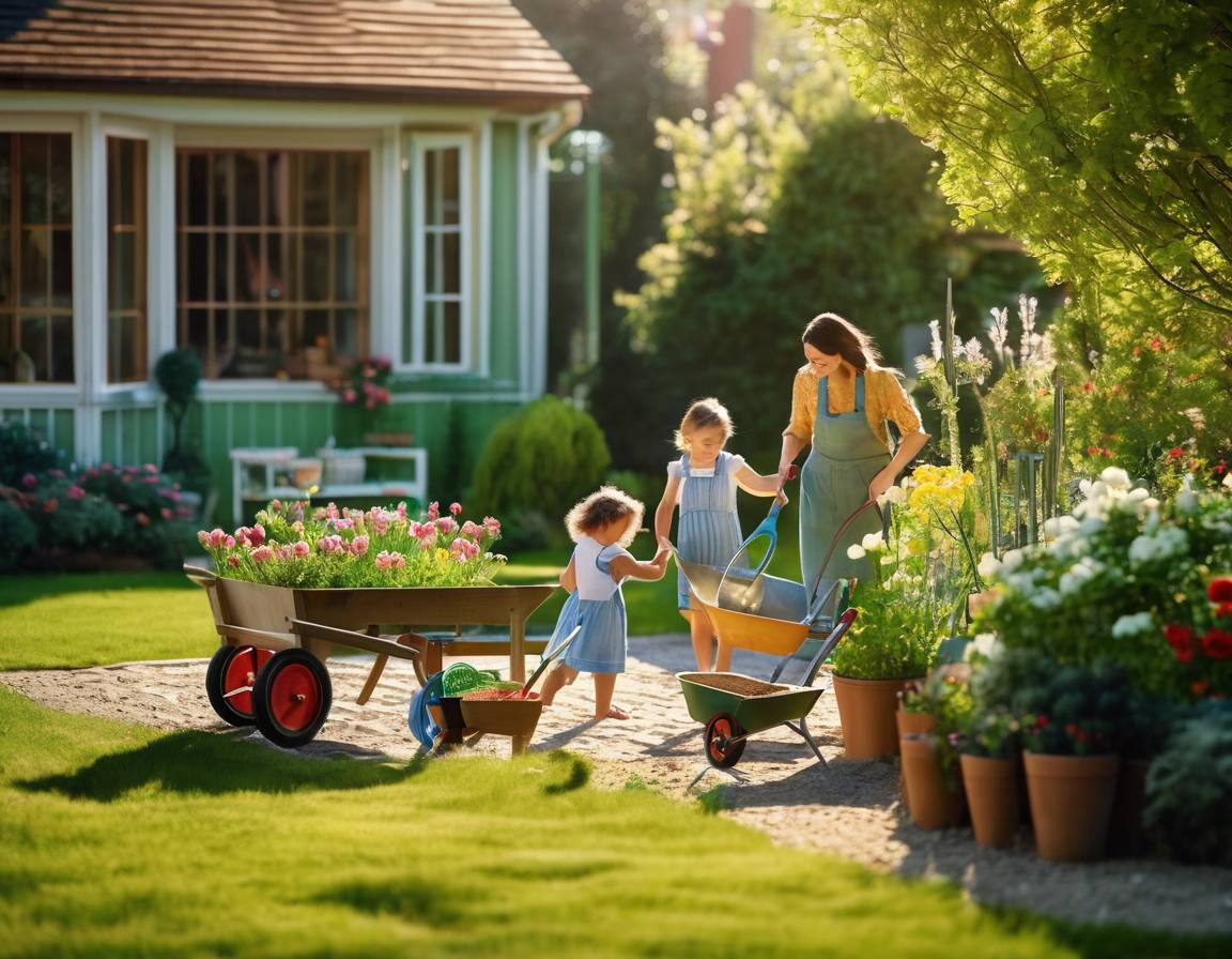 Rodzinny ogród na działce – pomysły na wspólne spędzanie czasu